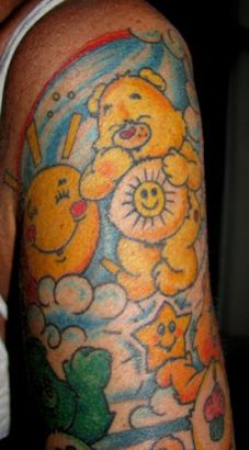 Cartoon Arm Tattoo